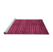 Sideview of Machine Washable Oriental Purple Modern Area Rugs, wshabs282pur