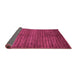 Sideview of Oriental Purple Modern Rug, abs282pur