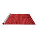 Modern Red Washable Rugs