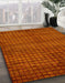 Machine Washable Abstract Red Rug in a Family Room, wshabs282