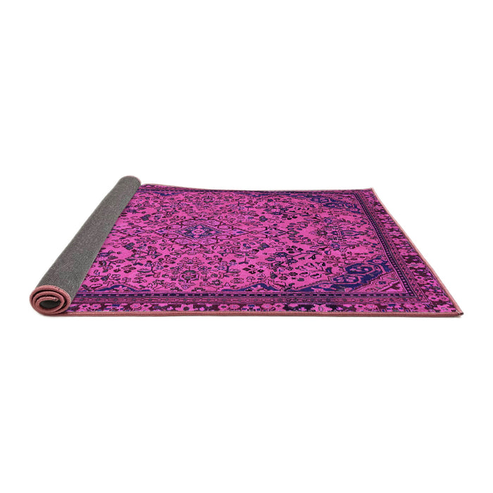 Sideview of Abstract Pink Modern Rug, abs2830pnk