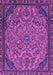 Machine Washable Abstract Purple Modern Area Rugs, wshabs2830pur