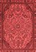 Abstract Red Modern Area Rugs