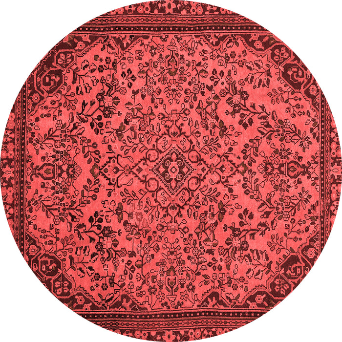 Abstract Red Modern Rug, abs2830red
