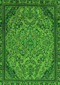 Abstract Green Modern Rug, abs2830grn