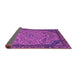 Sideview of Abstract Purple Modern Rug, abs2830pur