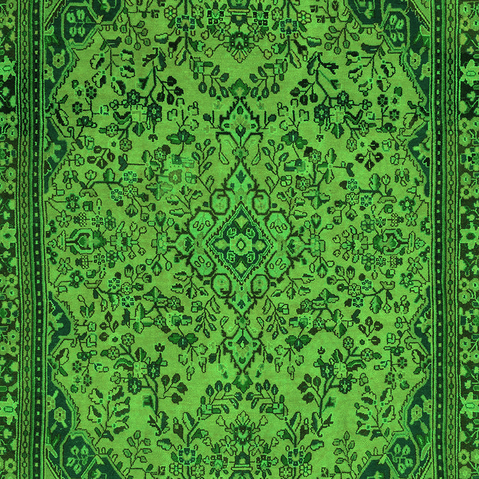 Machine Washable Abstract Green Modern Area Rugs, wshabs2830grn