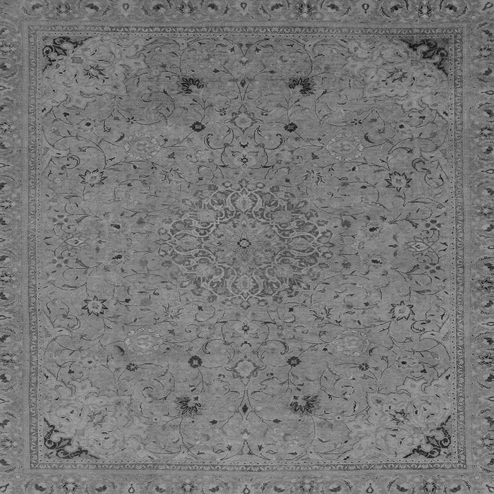 Square Abstract Gray Modern Rug, abs2831gry