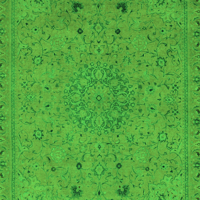 Machine Washable Abstract Green Modern Area Rugs, wshabs2831grn