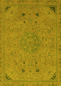 Abstract Yellow Modern Rug, abs2831yw