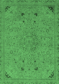 Abstract Emerald Green Modern Rug, abs2831emgrn