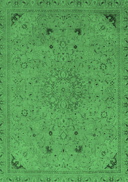 Abstract Emerald Green Modern Rug, abs2831emgrn