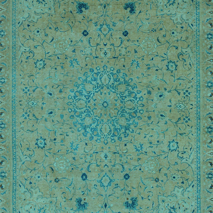 Abstract Light Blue Modern Rug, abs2831lblu