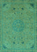 Abstract Turquoise Modern Rug, abs2831turq