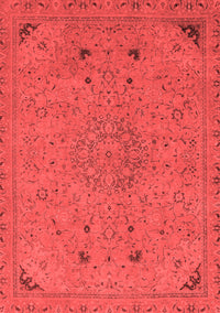 Abstract Red Modern Rug, abs2831red