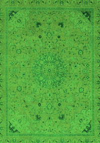 Abstract Green Modern Rug, abs2831grn