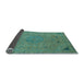 Sideview of Abstract Light Blue Modern Rug, abs2831lblu