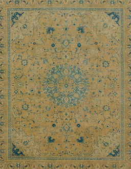 Abstract Caramel Brown Modern Rug, abs2831