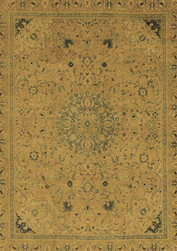 Abstract Brown Modern Rug, abs2831brn