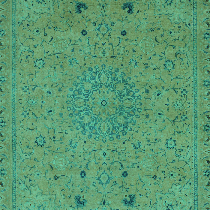 Machine Washable Abstract Turquoise Modern Area Rugs, wshabs2831turq