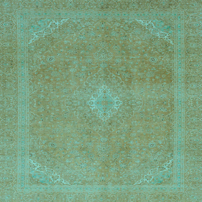 Square Abstract Light Blue Modern Rug, abs2832lblu