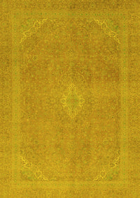 Abstract Yellow Modern Rug, abs2832yw