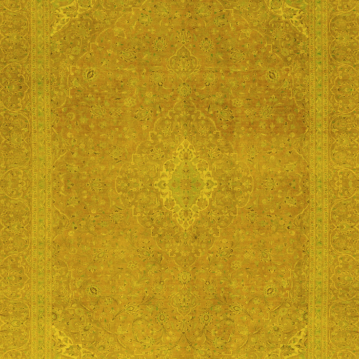 Abstract Yellow Modern Rug, abs2832yw