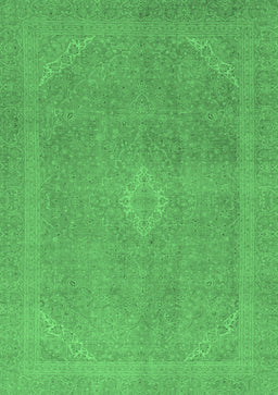 Abstract Emerald Green Modern Rug, abs2832emgrn