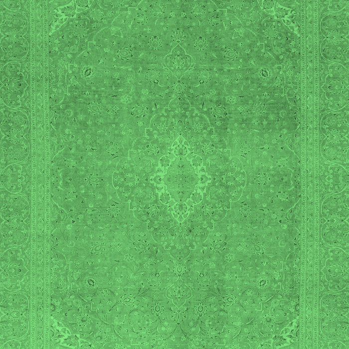 Abstract Emerald Green Modern Rug, abs2832emgrn