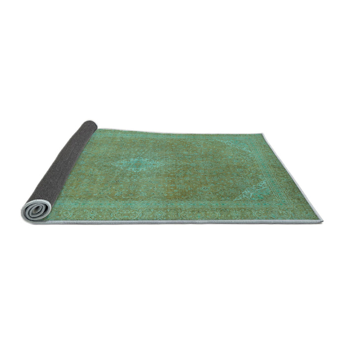 Sideview of Abstract Light Blue Modern Rug, abs2832lblu