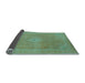 Sideview of Abstract Light Blue Modern Rug, abs2832lblu