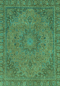 Abstract Turquoise Modern Rug, abs2833turq