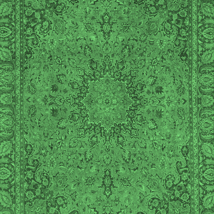 Machine Washable Abstract Emerald Green Modern Area Rugs, wshabs2833emgrn