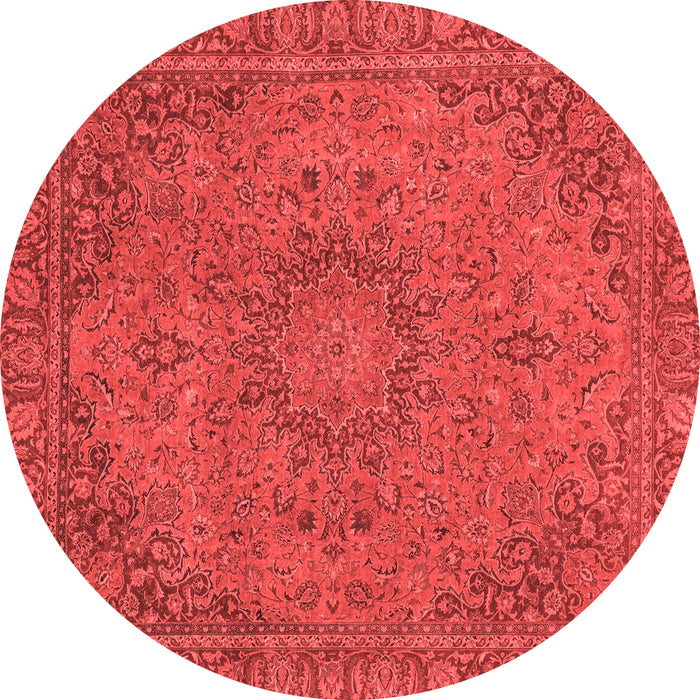 Machine Washable Abstract Red Modern Rug, wshabs2833red