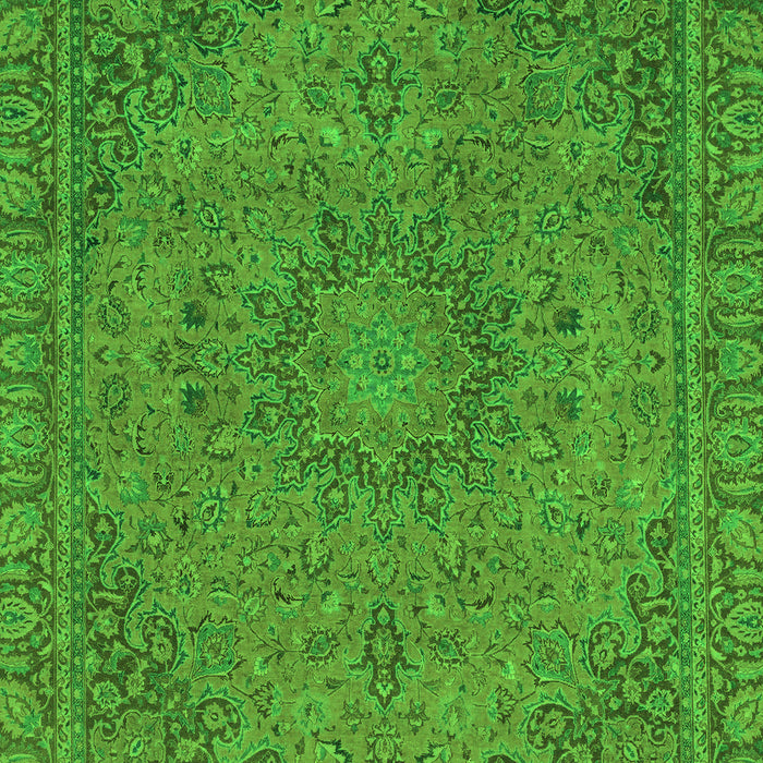 Machine Washable Abstract Green Modern Area Rugs, wshabs2833grn