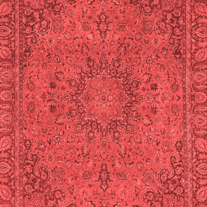 Machine Washable Abstract Red Modern Rug, wshabs2833red