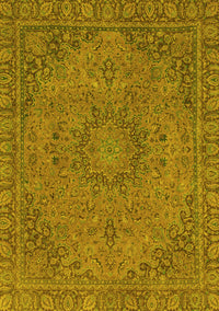 Abstract Yellow Modern Rug, abs2833yw