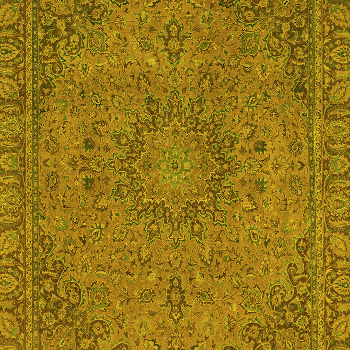 Abstract Yellow Modern Rug, abs2833yw