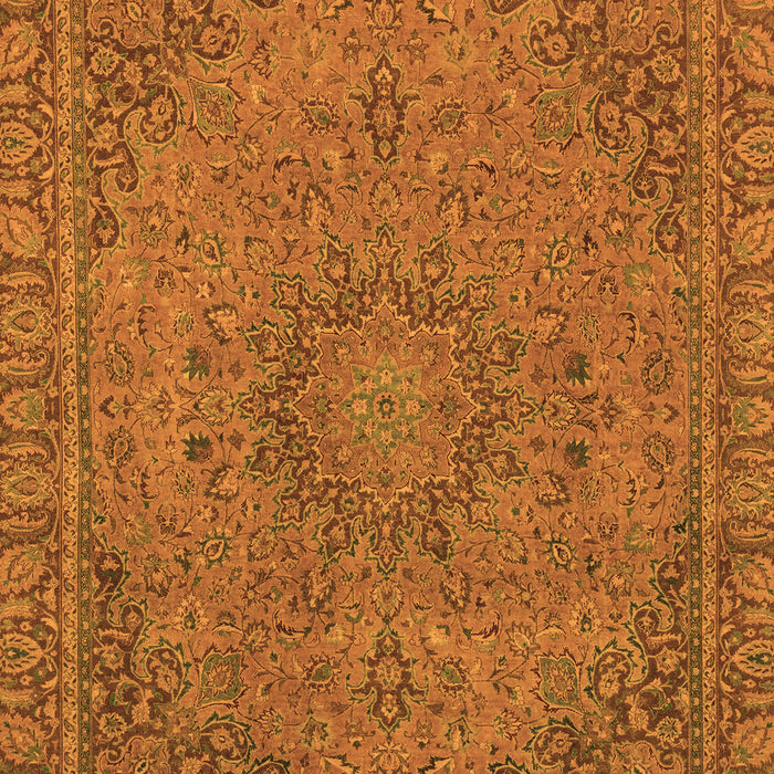 Machine Washable Abstract Orange Modern Area Rugs, wshabs2833org
