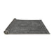 Sideview of Abstract Gray Modern Rug, abs2833gry