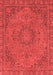 Abstract Red Modern Area Rugs