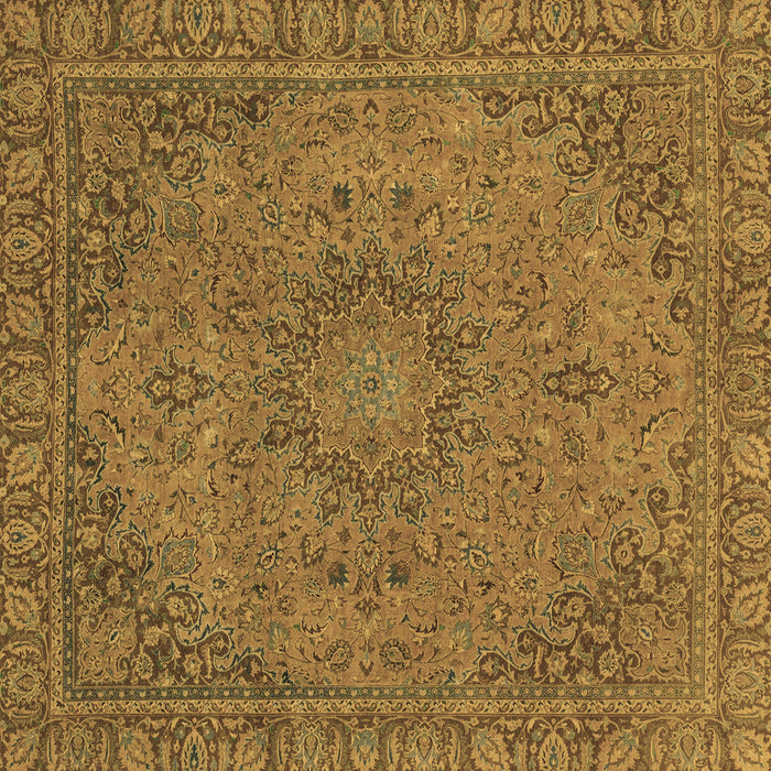 Square Machine Washable Abstract Brown Modern Rug, wshabs2833brn