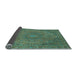 Sideview of Abstract Light Blue Modern Rug, abs2833lblu