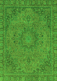 Abstract Green Modern Rug, abs2833grn