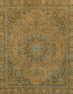 Abstract Cinnamon Brown Modern Rug, abs2833