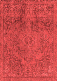 Abstract Red Modern Rug, abs2834red