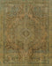 Machine Washable Abstract Dark Golden Brown Rug, wshabs2834