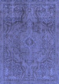 Abstract Blue Modern Rug, abs2834blu