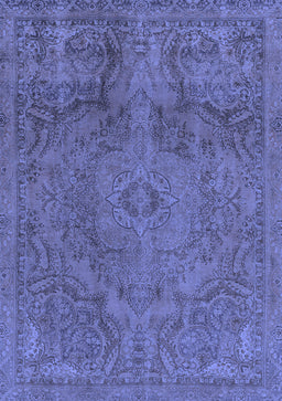 Abstract Blue Modern Rug, abs2834blu
