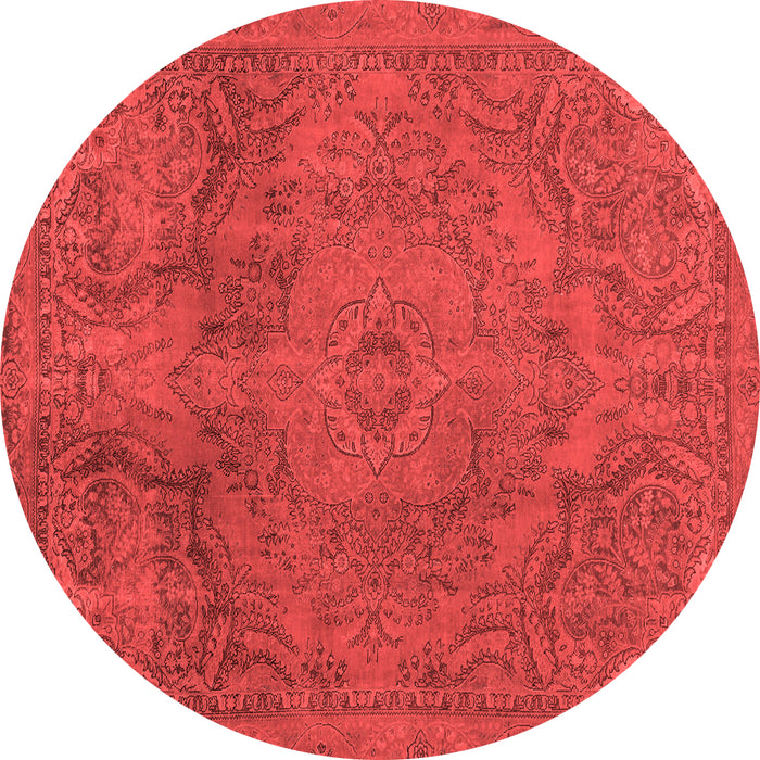 Abstract Red Modern Rug, abs2834red